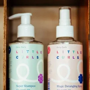 Only Curls Little Curls shampoo and detangling spray for kids